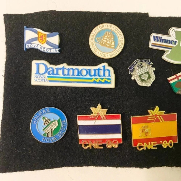 Vintage Lot of 11 Assorted Pins CNE Winner Peg Cup Winnipeg Manitoba Canada Pins - Picture 2 of 11